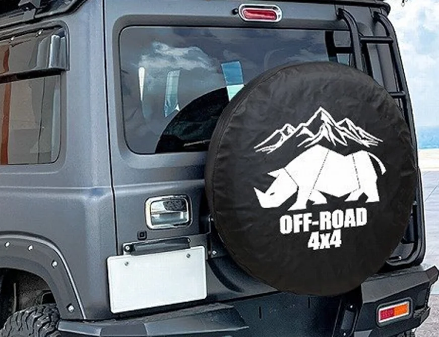 Spare Wheel Cover Car Tire Cover for Suzuki Jimny JB64 JB74 15\