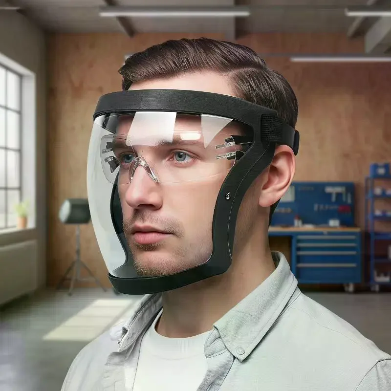 

Comfortable Face Shield Anti-fog Splash Resistant for Protecting Against Droplets in Public Spaces