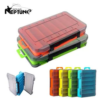 Double-Sided Fishing Tackle Storage Box for Spinners Lure Egi Tool Box Artificial Bait Cas