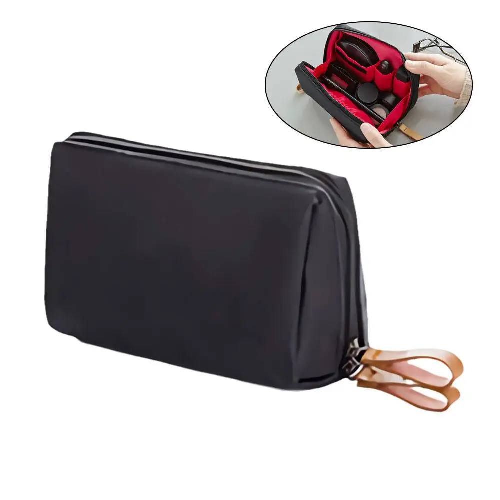 Bolsa de maquiagem impermeável para mulheres, bolsa cosmética simples, bolsa de higiene pessoal monocromática, bolsas de maquiagem, nova, transporte direto, I1F1, 2023