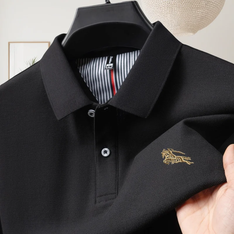 NONE Short Sleeve Polo Shirt Cotton 5