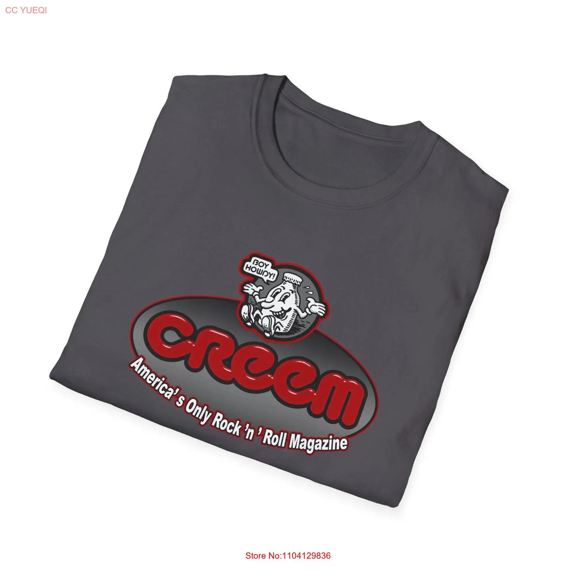 Vintage Style Creem Magazin Softstyle T Shirt long or short sleeves