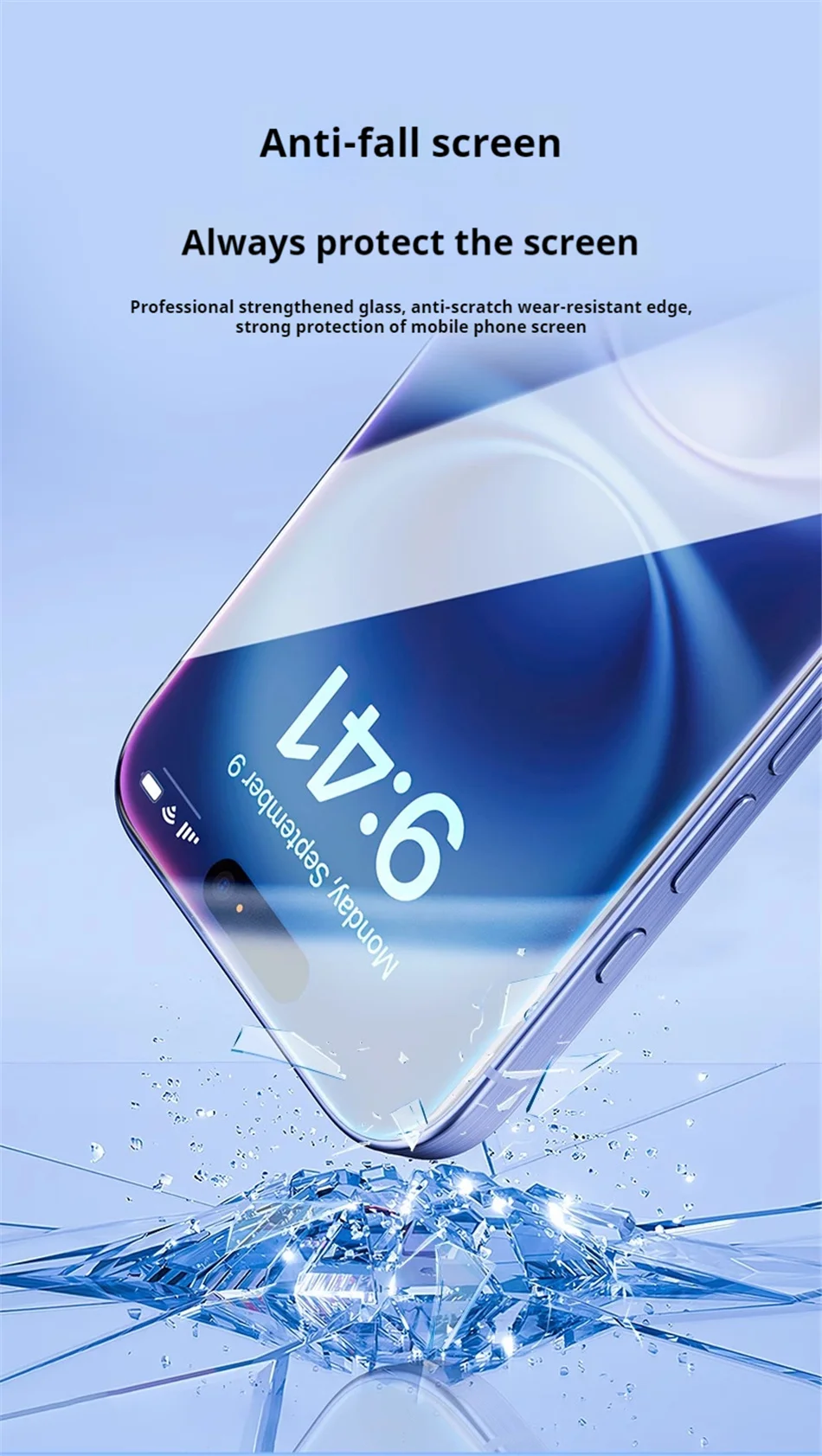 REMAX – einfach anzubringendes, staubfreies Schutzglas für iPhone 18 Pro, 18 Pro Max, iPhone 17, 17 Pro, 16/15 Serie – EIN DECKEL, EIN ZUG – Detail 5