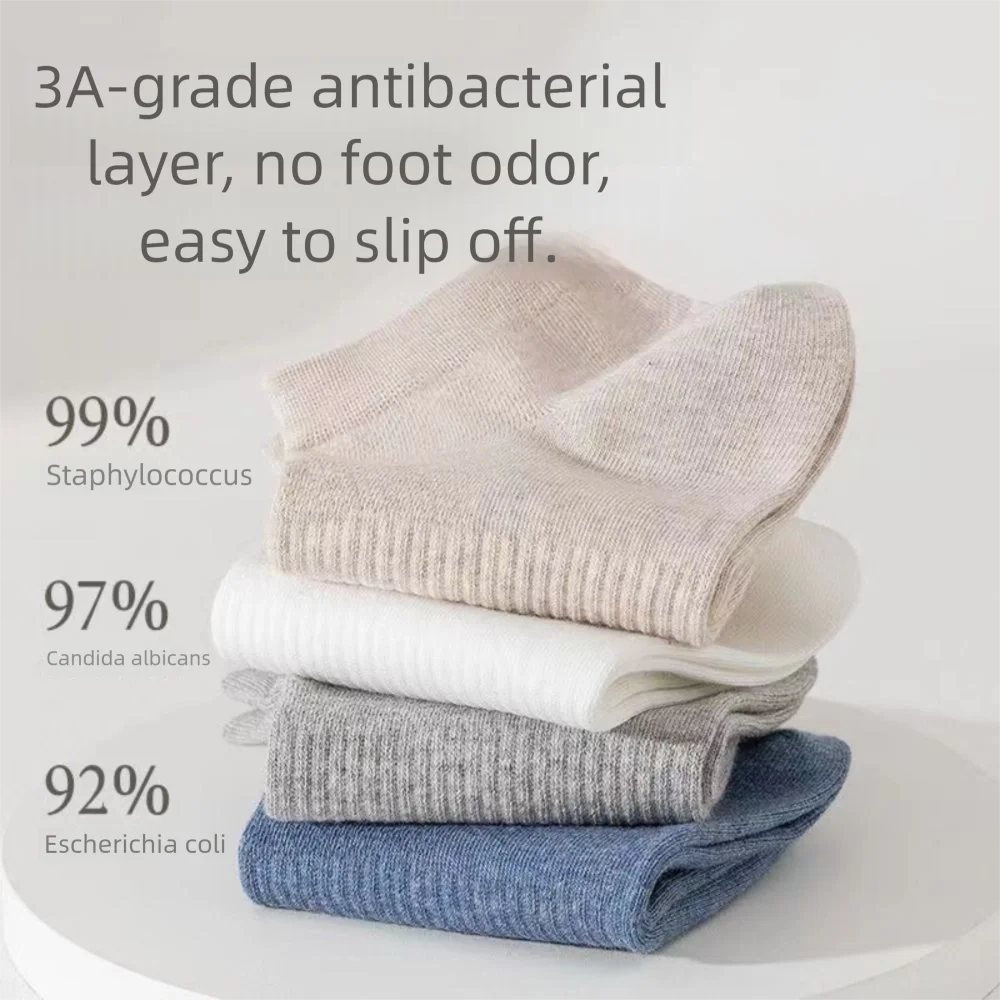 12 Pairs/Set Breathable Men's Summer Socks Sweat Absorbing Thin Man Boat Socks Comfortable Quick Dry Mesh Short Socks Cycling