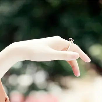 WYEAIIR 925 Sterling Silver Rotating Vintage Thai Silver Creative Amulet Gothic Pendant Luxusní prsteny pro ženy 10 nejlepší prodej Stříbrné šperky 925 z Thajska - №10