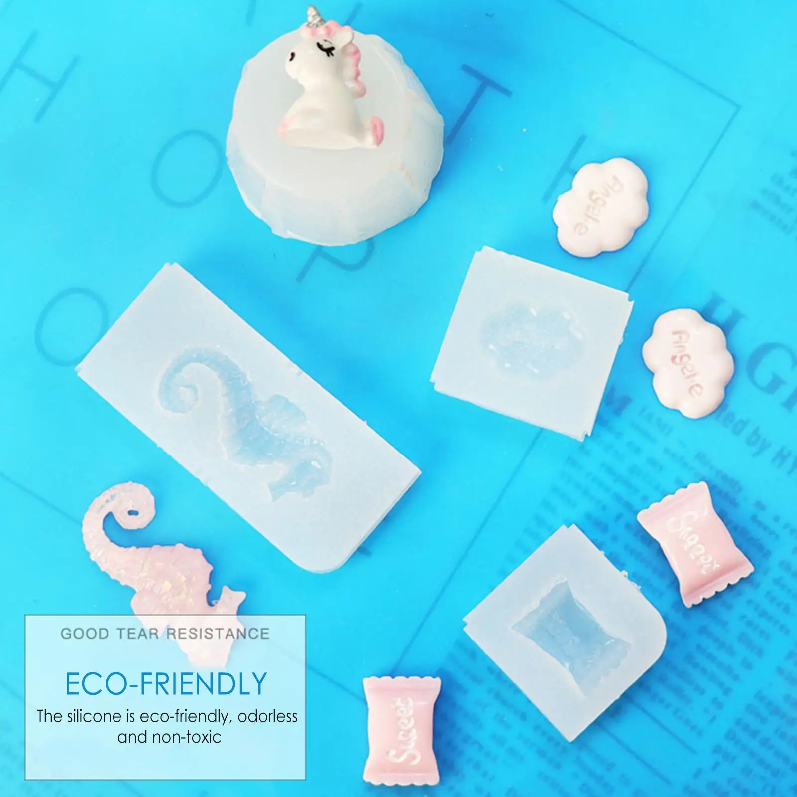 DIY Silicone Mold Making AB 1:1 Liquid Rubber Silicona Liquid Mold Curing Mold Making Silicone Kit Cured Easy To Mix And Pour view 3
