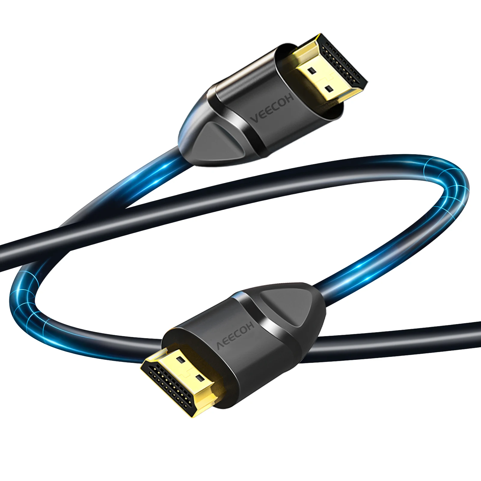 VEECOH 4K สาย HDMI 2.0สำหรับ Apple TV PS4 Splitter สาย HDMI To HDMI 60Hz วิดีโอเสียงสายเอชดีเอ็มไอ