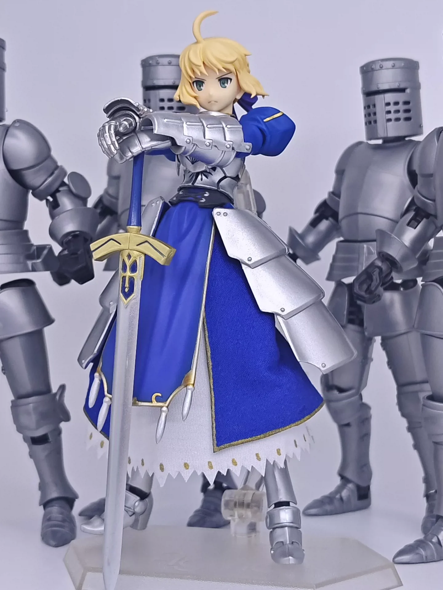 

【No Figure】High Quality 1/12 Scale Female Girl Formal Dress Fit 6inch Figma Saber2.0 Fate Action Figure Model For DIY