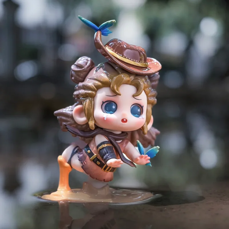 جديد حقيقي Heyone الأسود اللعب Oona'S Last Left Realm سلسلة صندوق أعمى العصرية الشكل حلية هدية جمع ، سطح المكتب الحلي