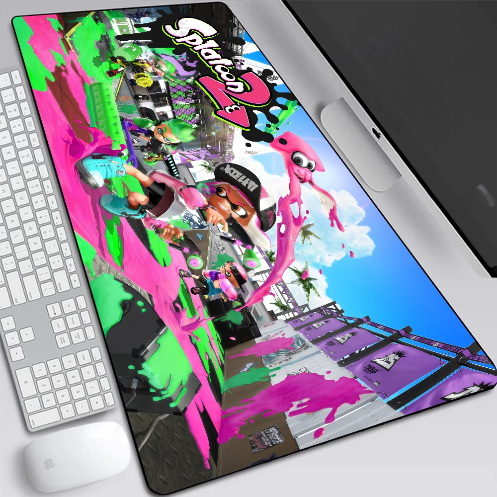 Splatoon 2 Large Gaming Mouse Pad Computer Laptop Mousepad Keyboard Pad Desk Mat PC Gamer Mouse Mat XXL Silicone Office Mausepad