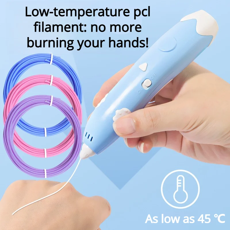 Neue 3D Druck Stift Für Kinder Neue 3D Druck Stift DIY Dreidimensionale Malerei Kinder Spielzeug Grils Jungen Geschenke