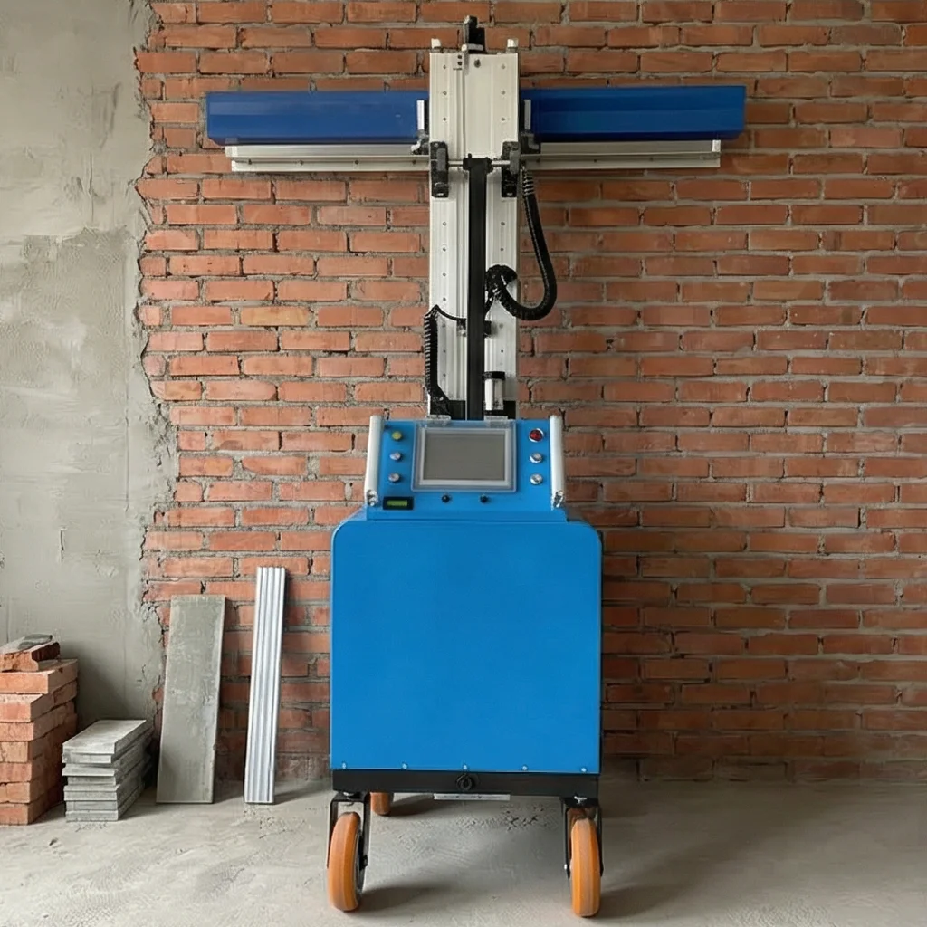 Smart Mortar Plastering Robot Machine for Fast Cement Wall Rendering Construction Labor Saving and High Efficiency Work