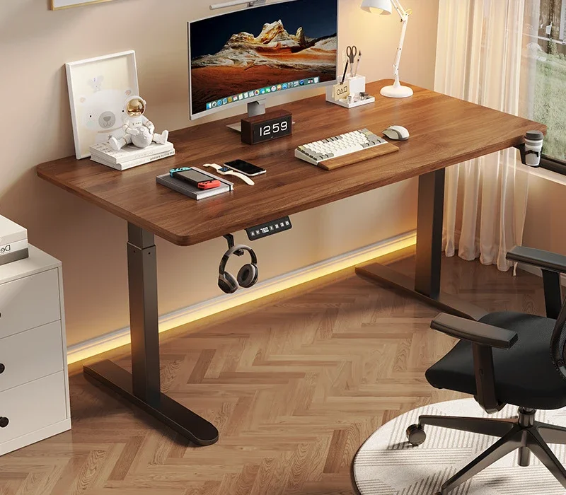 Solid wood liftable Home book Learning Office workbench