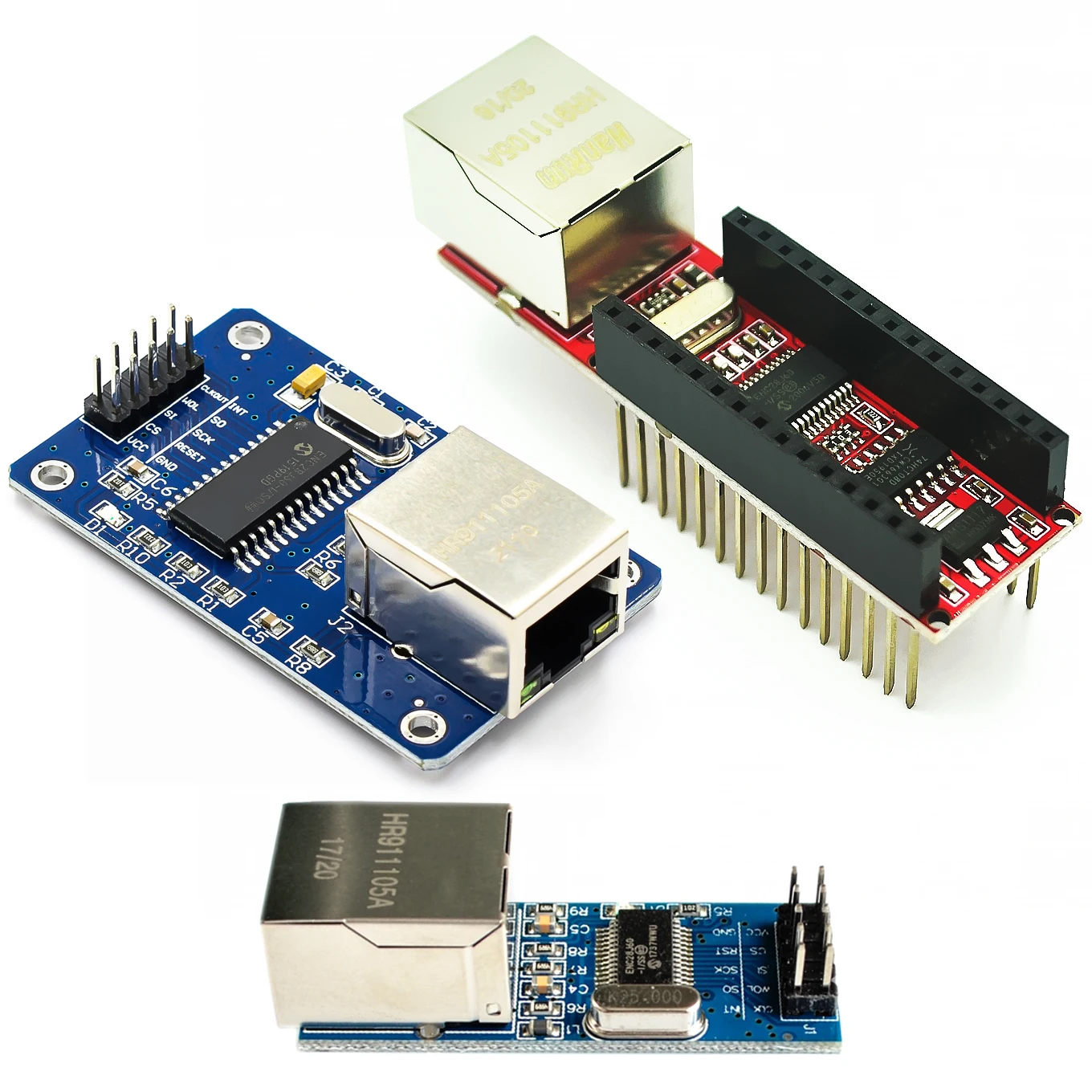 Сетевой модуль ENC28J60 с интерфейсом SPI, модуль Ethernet (мини-версия) для arduino