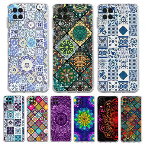 Mandala flower totem Phone Case For Samsung Galaxy A51 A71 A21S A12 A11 A31 A41 A03S A22 A13 A33 A73 A53 A52 A32 5G A23 Cover