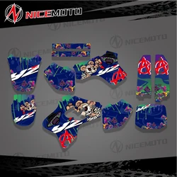 NICEMOTO Graphics Background Decal Sticker for Yamaha YZ80 YZ 80 1993-2001 2000 Motorcycle Decoration Protector Sticker Custom