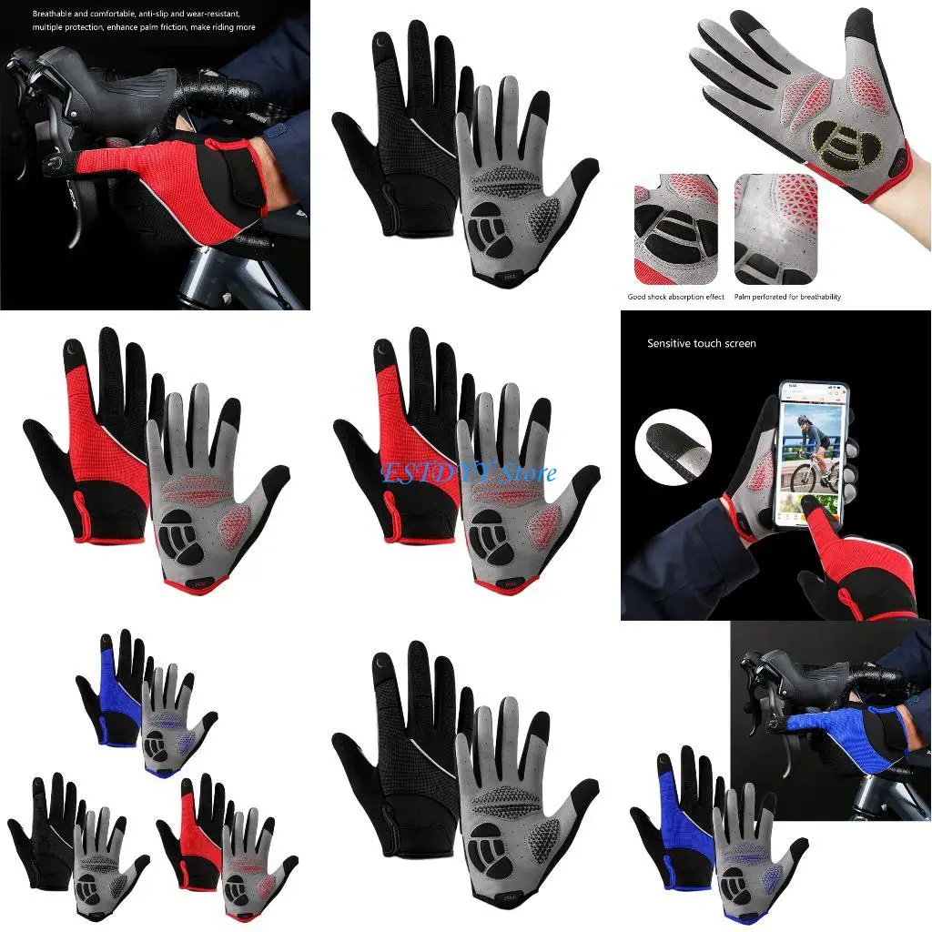 

G6DE Outdoor Cycling Gloves Light Construction Antislip Grip Enhances Antislip Grip Breathable Design For Biking And Sports