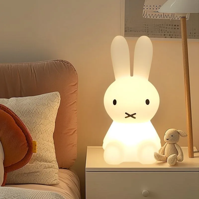 Miffy Creative Atmosphere Lamp Cartoon High-Appearance Fantasy Remote-Control Eye-Protection Colorful Glowing Small Night Light view 4