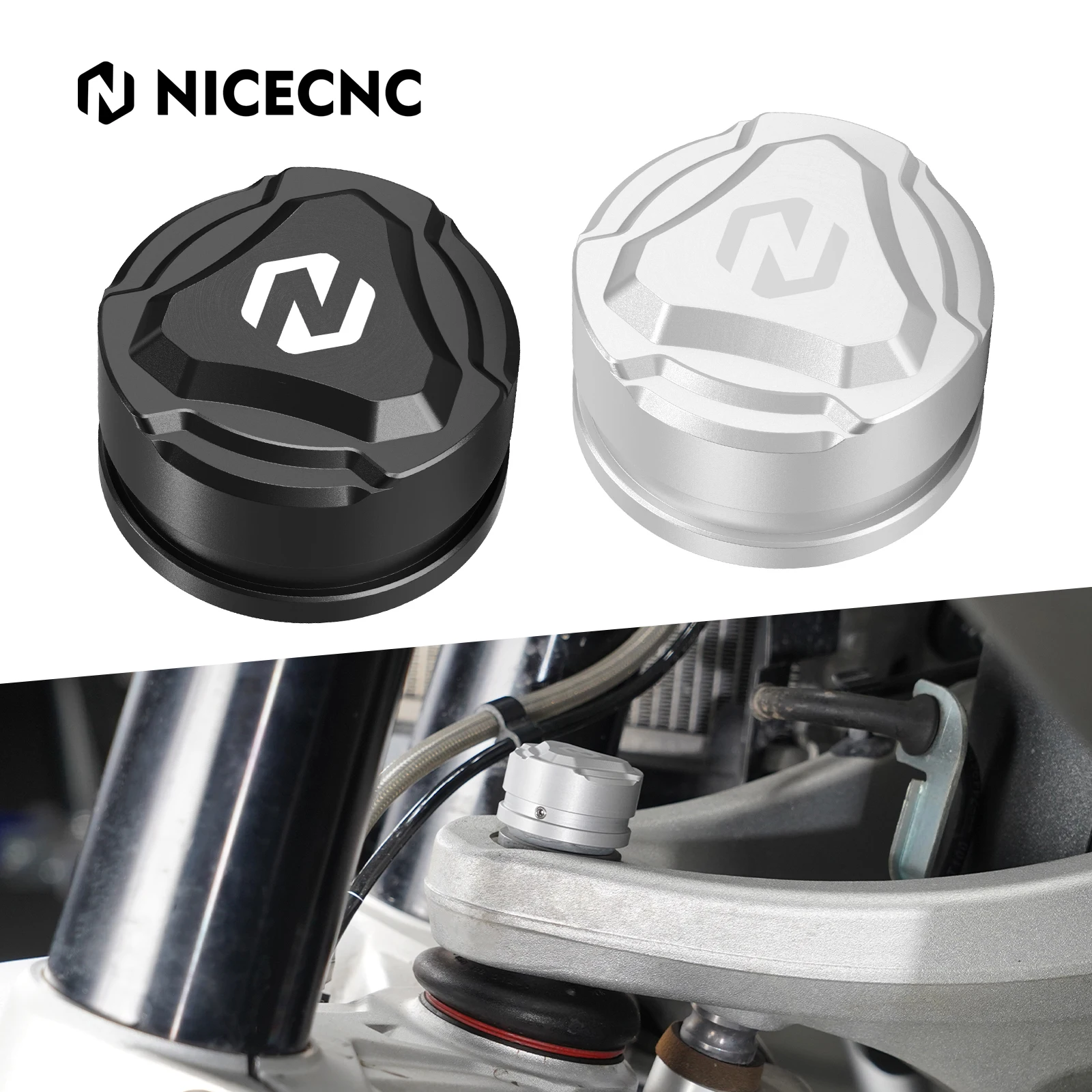 

For 2019-2023 2024 BMW R 1250 GS R1250GS/Adventure R1250GSA Suspension Linkage Cap Nut Cover Aluminum