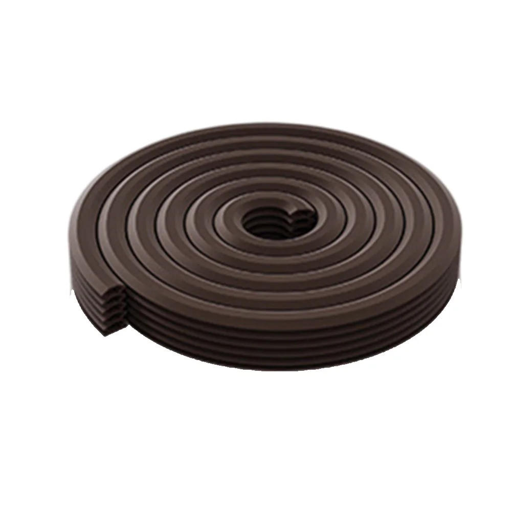 

For Door Gaps Door Seal Strips For Home Improvement 6m Beige Effective Sound Insulation Flexible Size Adaptation