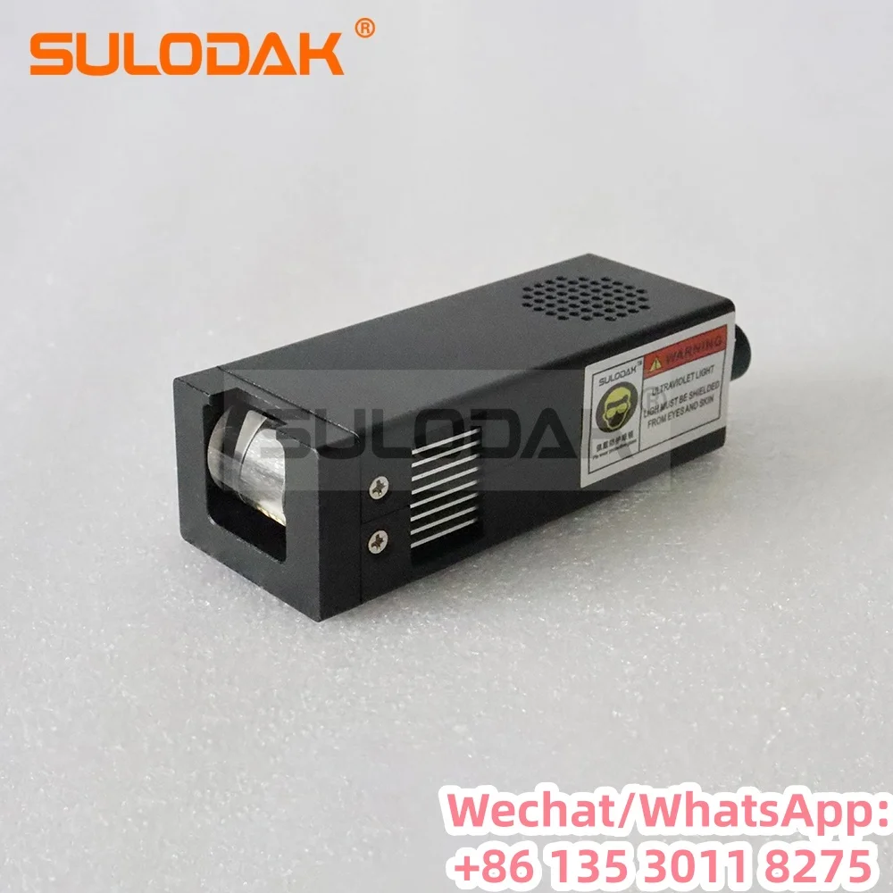 Small UV LED Curing Lamp 15*15 Area Dry Varnish Ink 395nm 35w Fan-cooled UV Flatbed Printer Led Light 8-10W/cm^2 Lampe Uv Led