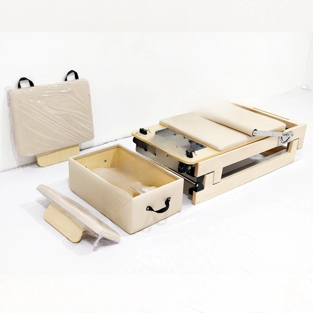 High Quality Maple Wood Foldable Reformer Pilates Folding Reformer Machine