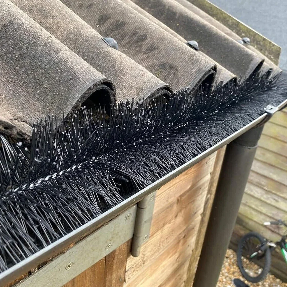 4 Meter Gutter Guard Brush Leaf Filter Protection Clog Remover For Roof Downpipe Prevents Leaves From Clogging Gutter