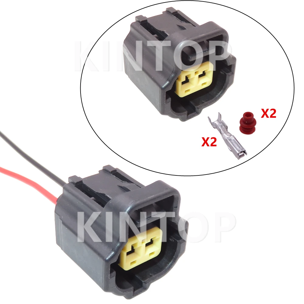 

1 Set 2 Pins 184020-1 Automobile Starter Plastic Housing Connector with Wires Car Wire Cable Sockets