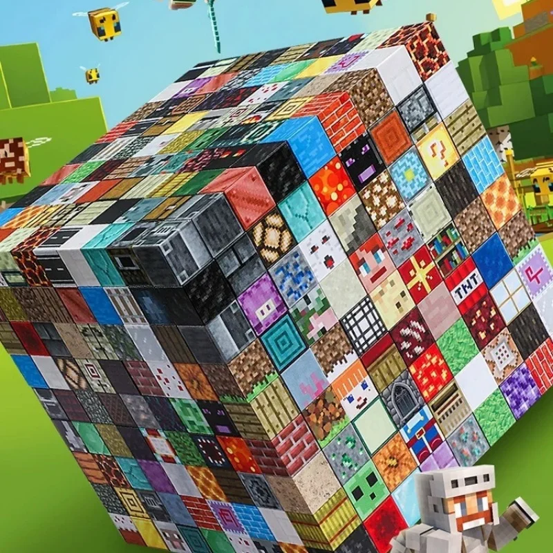 Magnetyczne klocki konstrukcyjne My Magnetic World - kreatywne i wszechstronne, mocne magnetyczne kostki, fajne i unikalne prezenty na urodziny, Halloween, Boże Narodzenie.