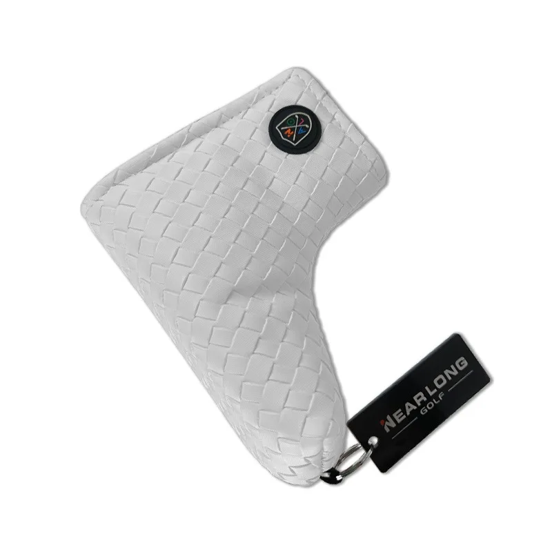 New golf putter head cover magnetic closed braid one Font straight head cover protection