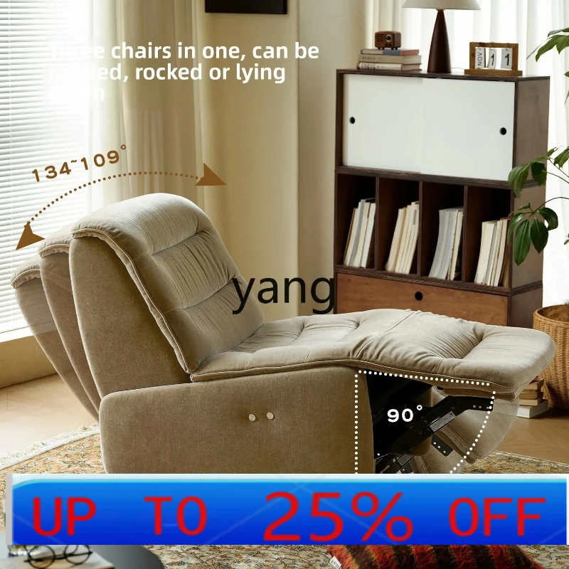 

LH Multifunctional Sofa Living Room Single Sleeping Shaker Rotating Fabric Sofa