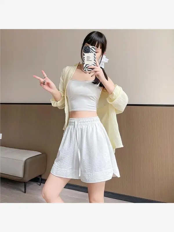 패셔너블 스포츠 드라이 여성용 바지 여름 얇은 신상 아우터웨어 대형 사이즈 캐주얼 루즈 산악용 오부츠