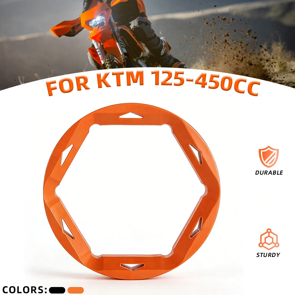Motorradteile Kettenschutz PP-Kappe Anti-Kollisions-Polster Universal für KTM EXC Husqvarna Motorradzubehör Schwarz
