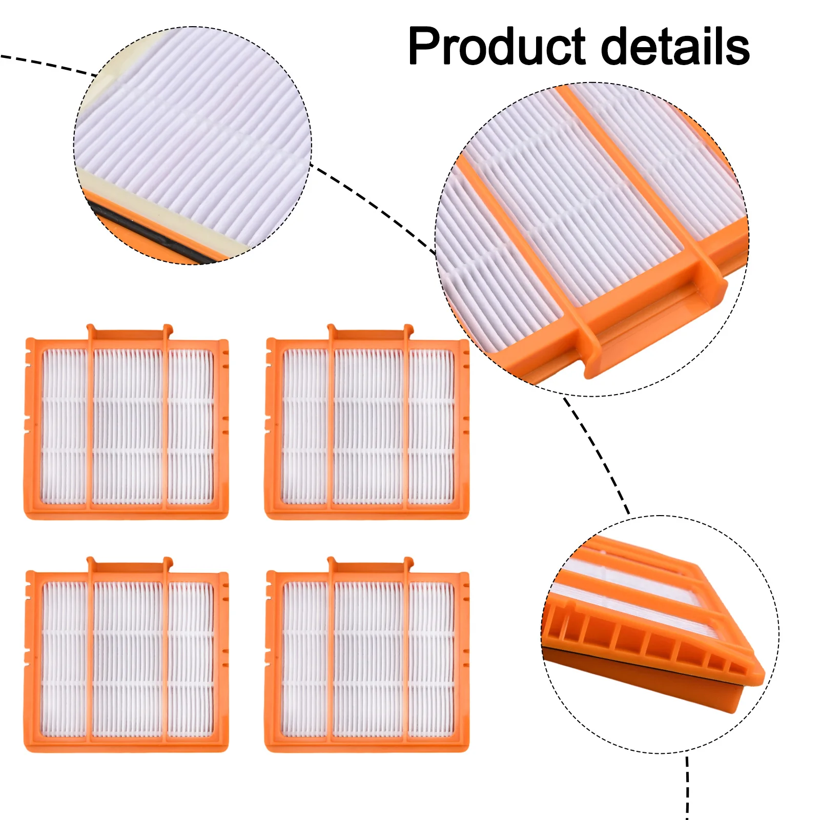 

For Shark AV2800ZE RV2820YE Filter Replacement Parts HEPA Dust Collector Accessories For Robot Vacuum Cleaner