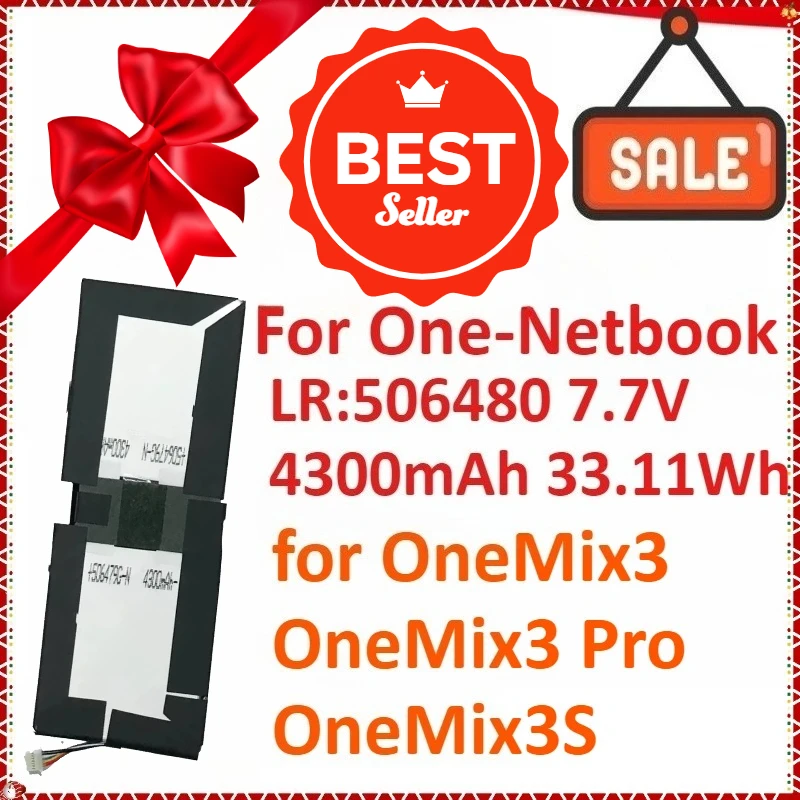 New LR:506480 7.7V 4300mAh 33.11Wh Notebook Laptop Tablet PC Battery For One-Netbook OneMix3 OneMix3 Pro OneMix3S
