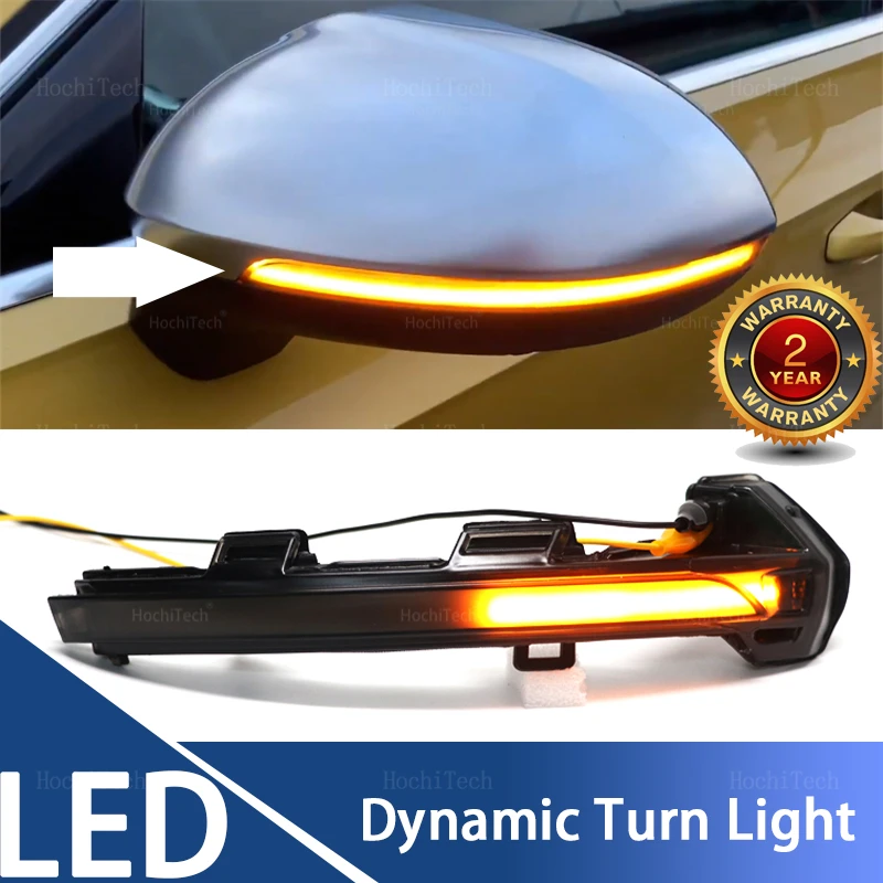 

Dynamic LED Turn Signal Lights Rearview Mirror Indicator Blinker Repeater For VW Passat B8 Arteon 2015 2016 2017 2018 2019