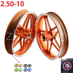 10 inch rims 2.50-10 front and Rear wheel Hub For 49cc 2 stroke off-road motorcycles wheels parts