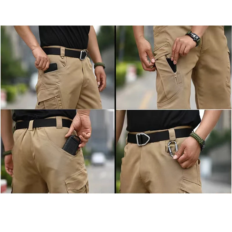 Pantalones cargo tácticos hidrofugos para hombre - imagen 3