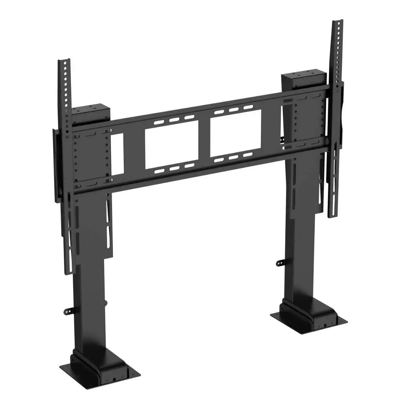 Double-column Lifting 32-100 Inch Motorized Vertical Height Adjustable TV Lift  Automatic Smart Electric Under Bed TV Stand