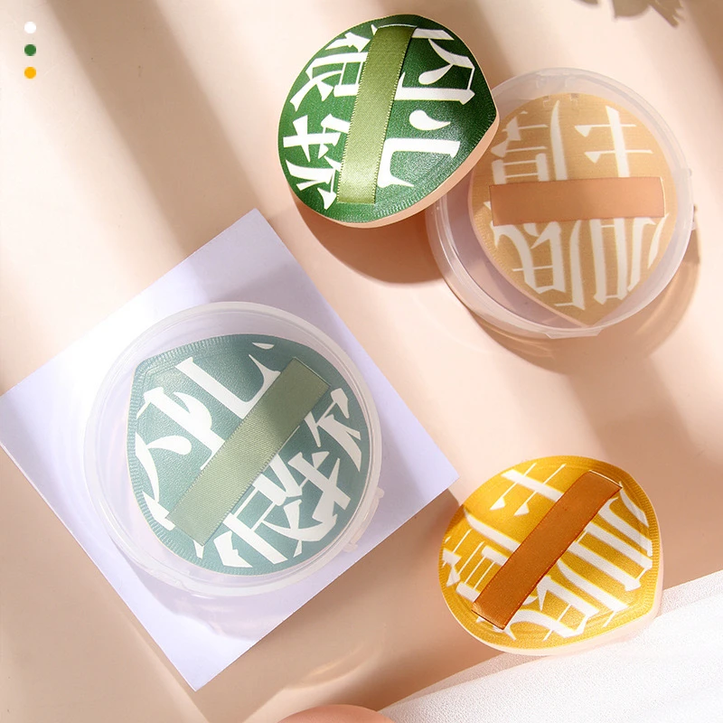 حجم كبير حلوى القطن التجميل نفخة سوبر إسفنجة لينة وسادة هوائية مسحوق نفث الأساس المخفي أدوات ماكياج جاف ورطب