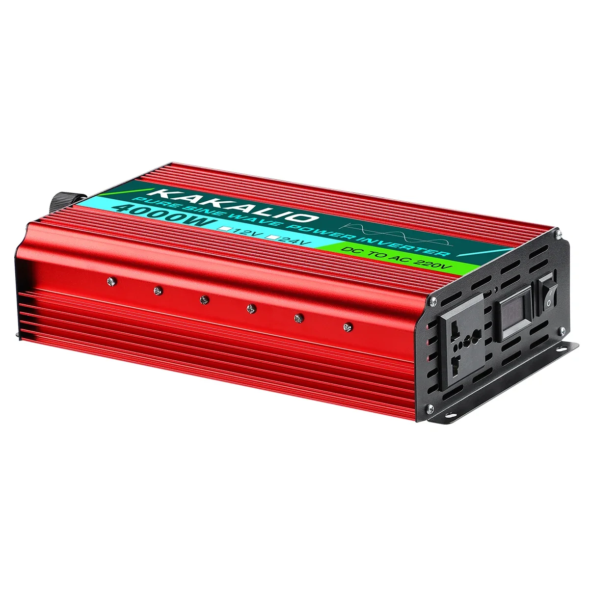 Pure Sine Wave Inverter 50HZ/60HZ DC12V/24V To AC110V/220V 5000W 6000W Voltage Tranfarmer Portable Car Converter Solar with LED