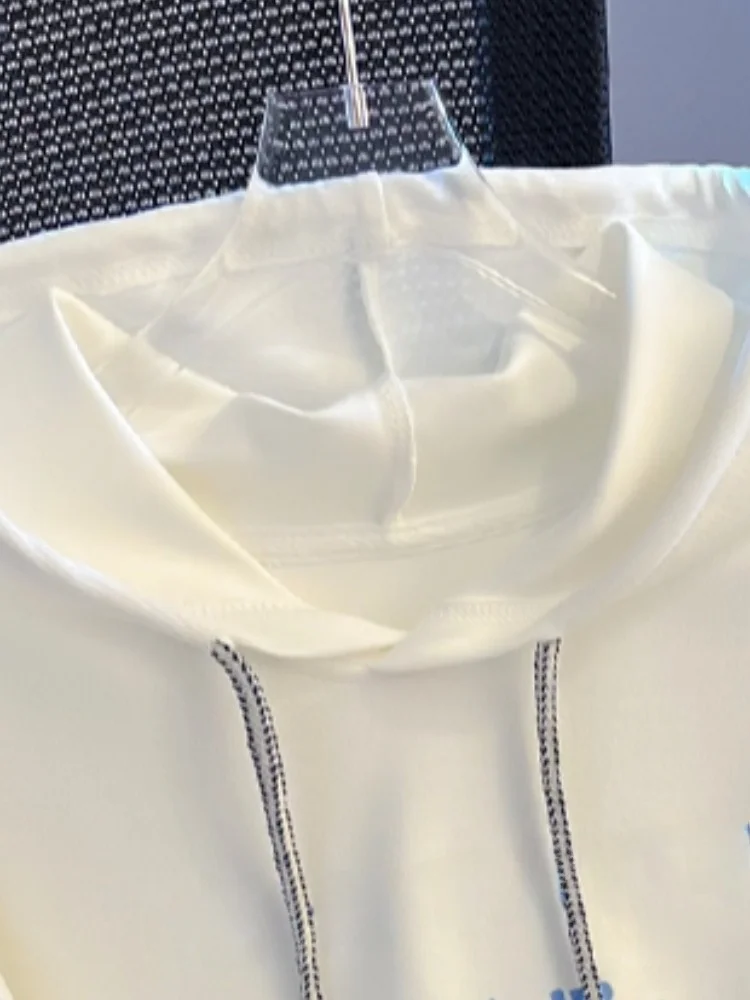 여성용 오르트 후디 스트라이프 패치워크 코튼 폴리에스터 혼방 긴 소매 루즈핏 초가을 패션 오리지널 디자인