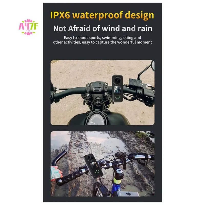 

A47F-4K HD WIFI Wireless Sports Camera Motorcycle Driving Recorder Outdoor Helmet Cycling Photography Video Recorder