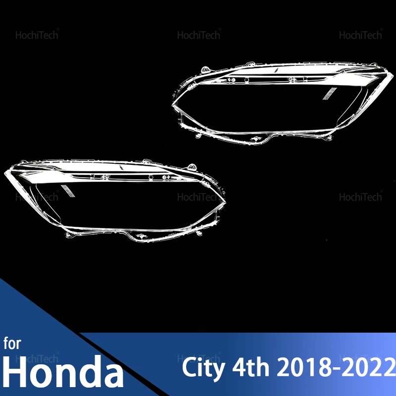 

Front Headlamp Cover Headlight Shell Transparent Lampshade Lens for Honda City Grace Ballade 4th 2018-2022 Headlamp Shell