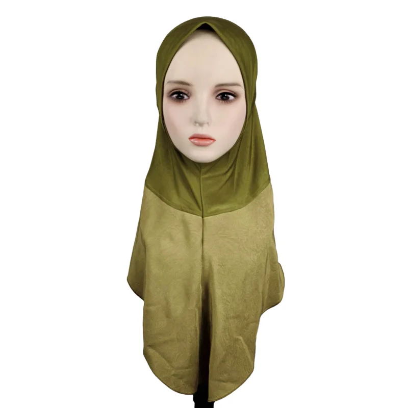 

Цельная шапка мгновенного действия Амира, многоцветный малазийский платок, мусульманский исламский хиджаб, шали, повязка на голову, тюрбан, Рамадан, химар, никаб