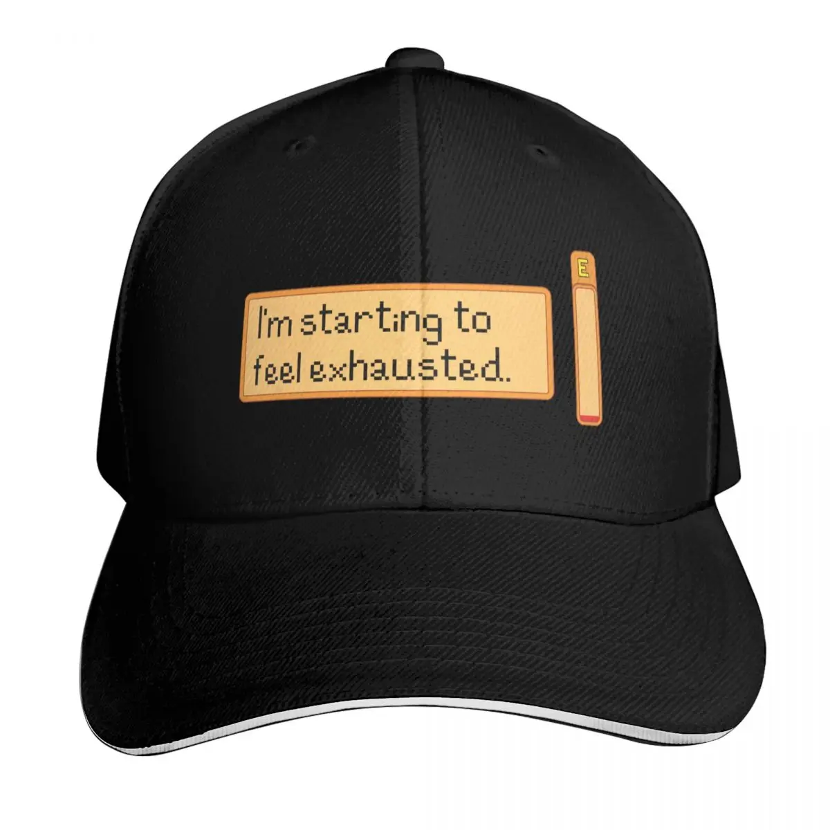 Stardew Valley, I'm starting to feel exhausted, Stardew Valley shirt, video game shirt, pixel art, farming simulati Baseball Cap