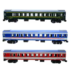 1:87 Model Railway Toys Simulated Train Model Toy Yz25g Passenger Car Locomotive For Children Gift Small Train