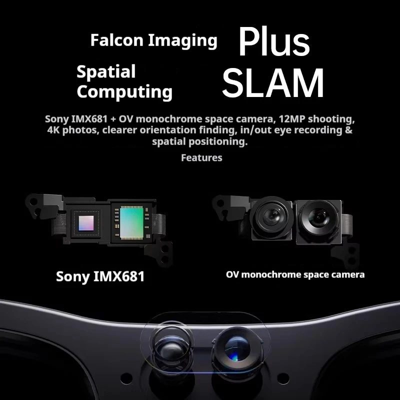 RayNeo X3 Pro AR Glasses 3D 4K 43 Inches Aerial Transparent Screen 76g Falcon Imaging Plus Smart Glasses 12 Million Pixels Gifts