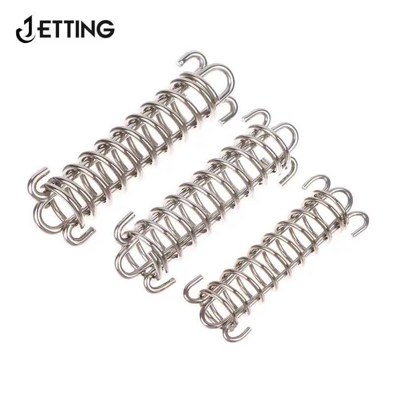 1pcs Dog Leash Shock Absorbing Buffer Tension Spring Training Sun Shade Heavy Duty Steel Tent Rope Fixed Buckle Drawbar Spring
