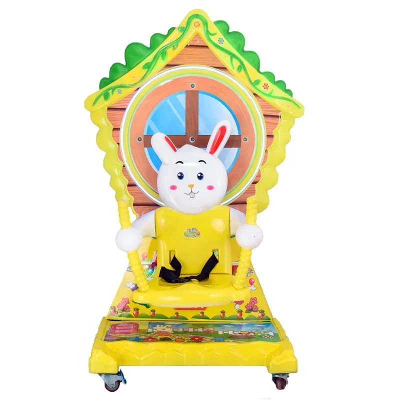 Happy Music Kids Coin-Operated Swing Rocking Car Toy Game Machine Ferris Wheel Kiddie Ride